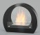 Biohaard met boog. Brander 1,5L. Brandtijd 6 uur. Maat H: 52 x B: 64 x D: 23 cm