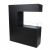Zwarte Roomdivider Bio-ethanol Haard