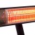 Zwarte vloermodel terrasverwarmer