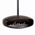 Hein & Haugaard UFO-80 Mega plafondhaardmet oxide afwerking
