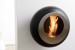 Muur hangende Vellum Cocoon Fires in zwart