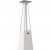 Witte pyramidevormige buiten gashaard