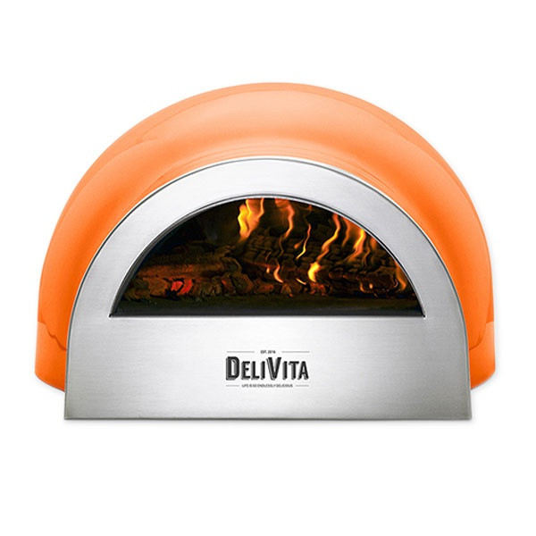 Oranje pizzaoven van DeliVita